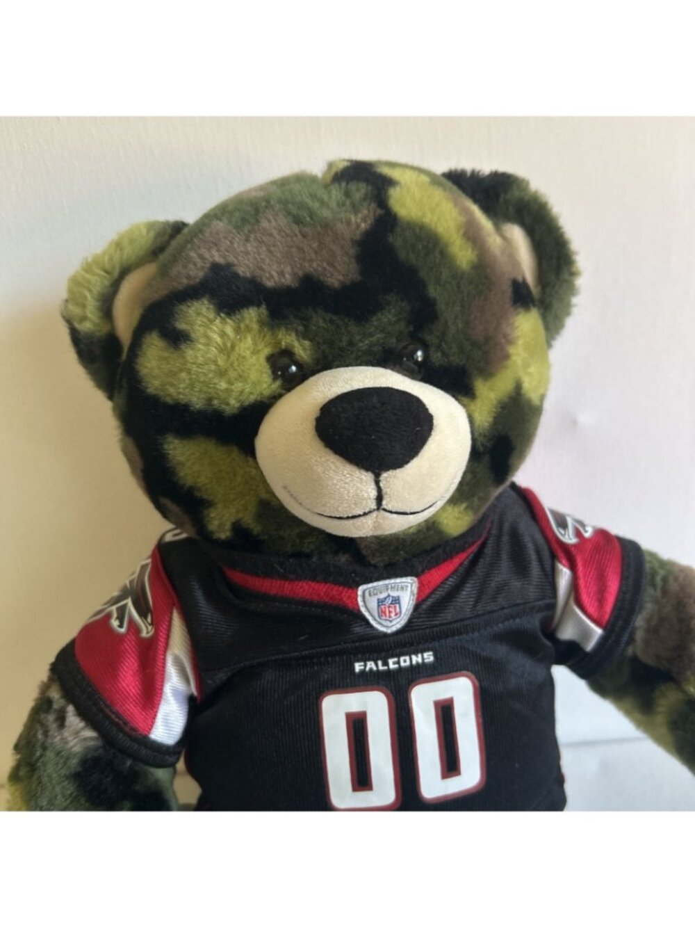 Build a Bear Camo Bear Atlanta Falcons Football Jersey Pants Cleats BAB - Picture 12 of 13
